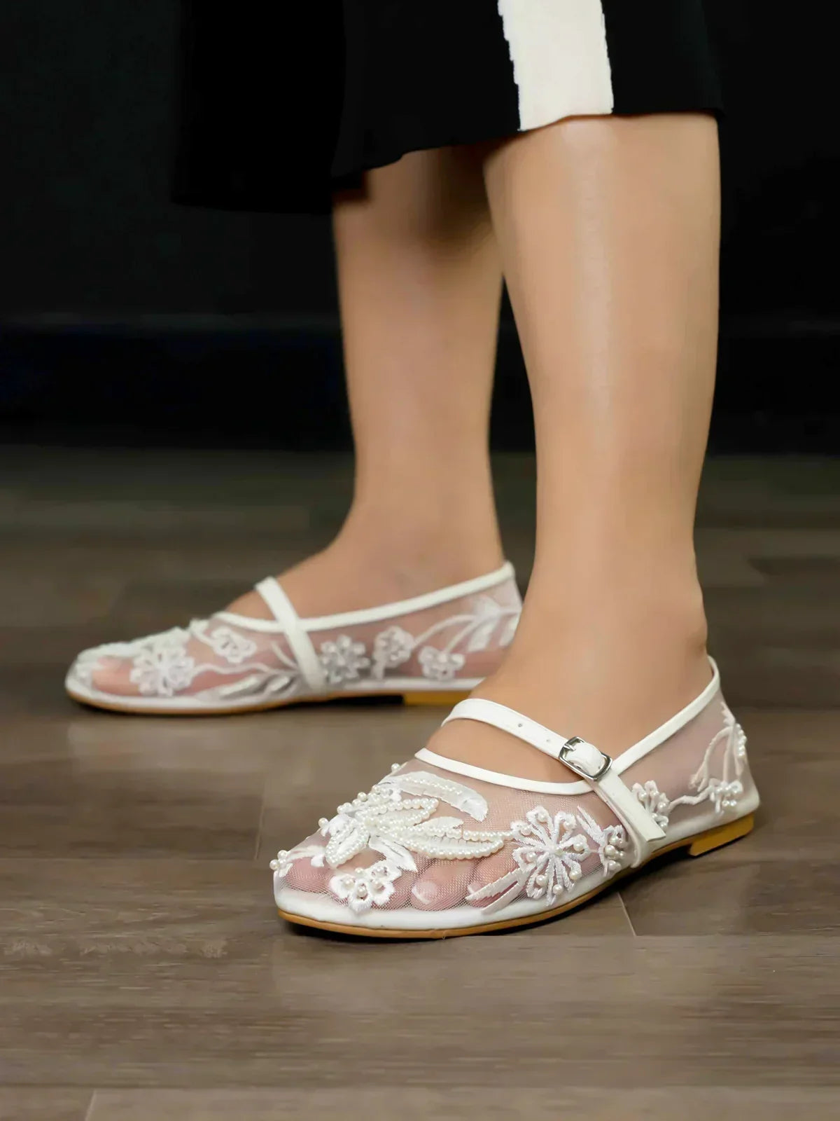 Stylish Embroidered Pumps for Women